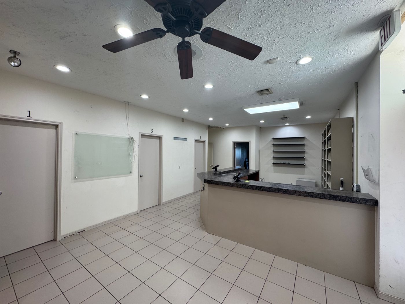 Reception area and front desk
