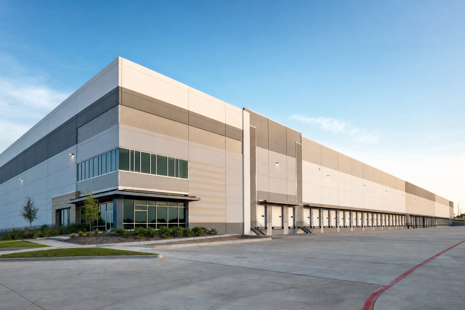 Industrial flex warehouse exterior